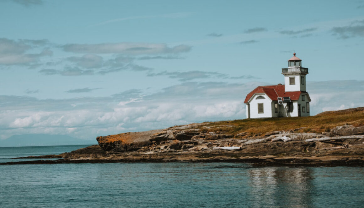 Stewart Island, lighthouse, photograph, san juan islands, WA state