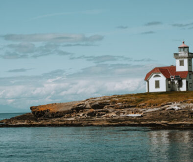 Stewart Island, lighthouse, photograph, san juan islands, WA state